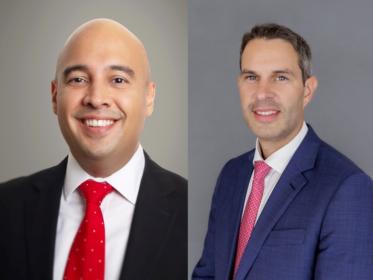 Faisal Durrani (left), Partner – Head of Research, Knight Frank MENA; and Adam Stewart, Partner – Head of Qatar. 