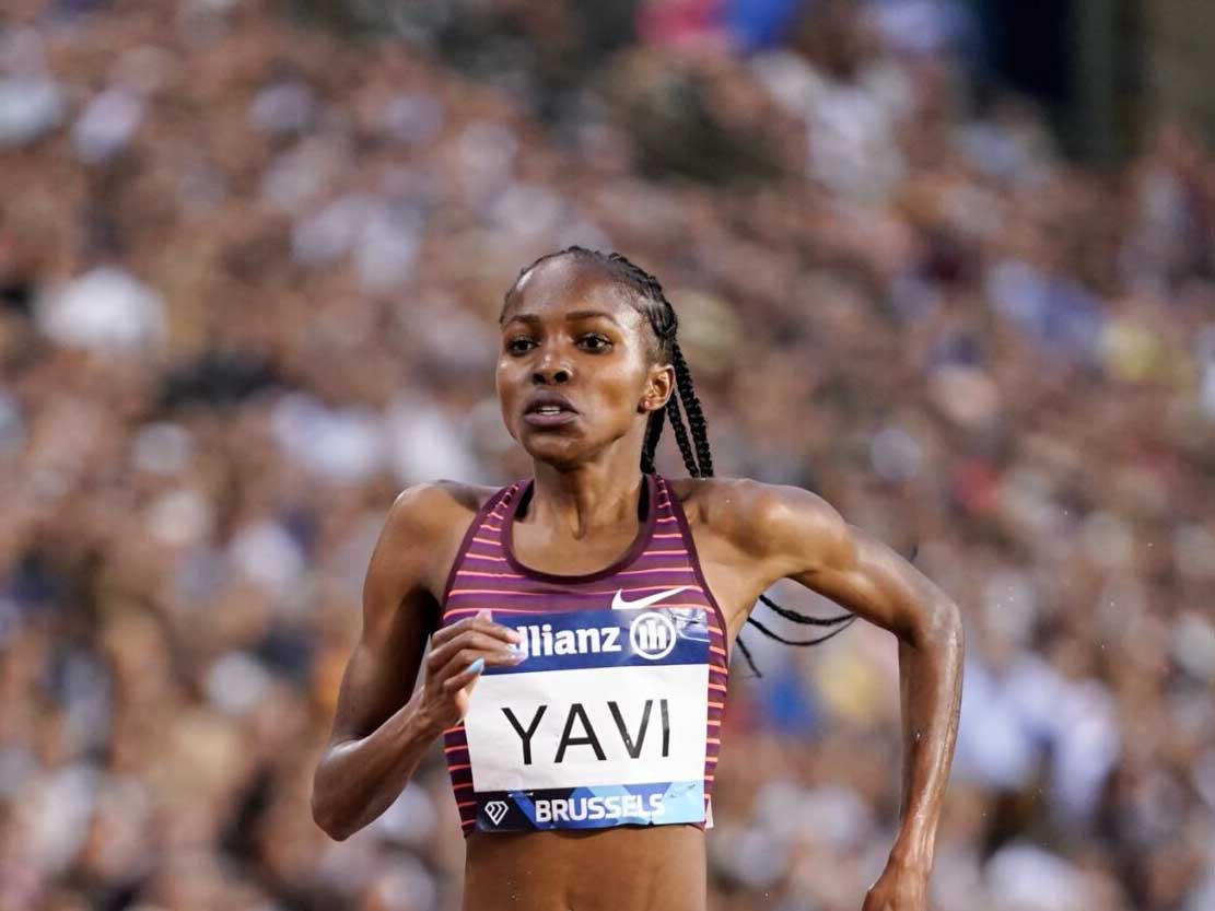 Olympic champion Winfred Yavi 