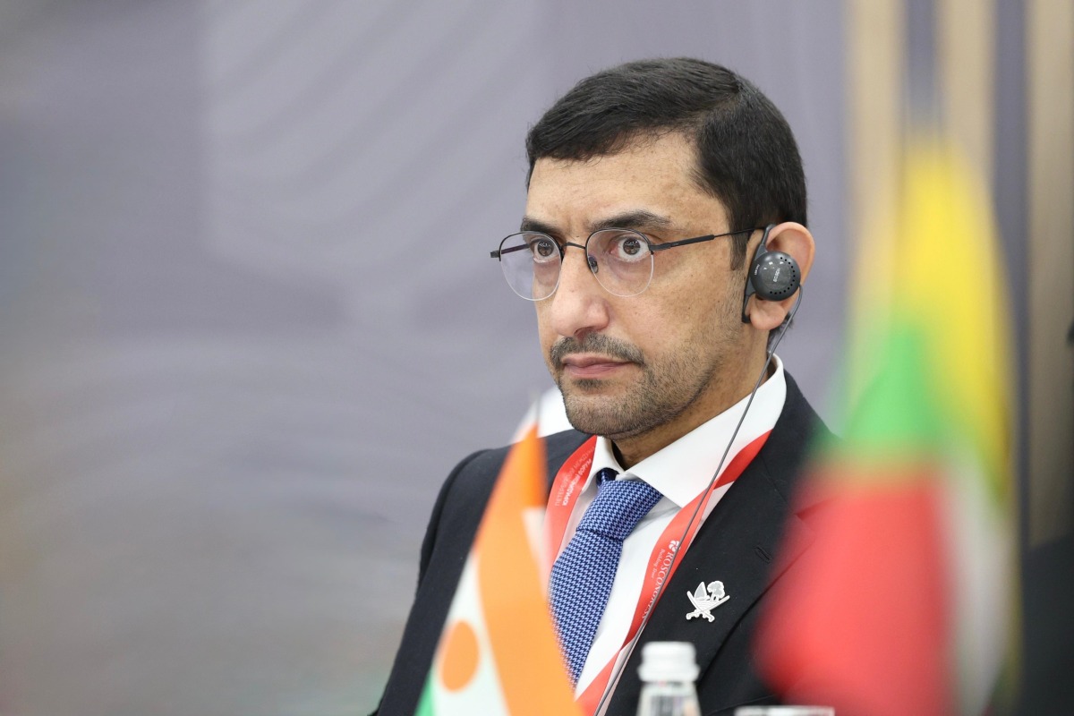 Minister of Justice and Minister of State for Cabinet Affairs H E Ibrahim bin Ali Al Mohannadi at the forum.