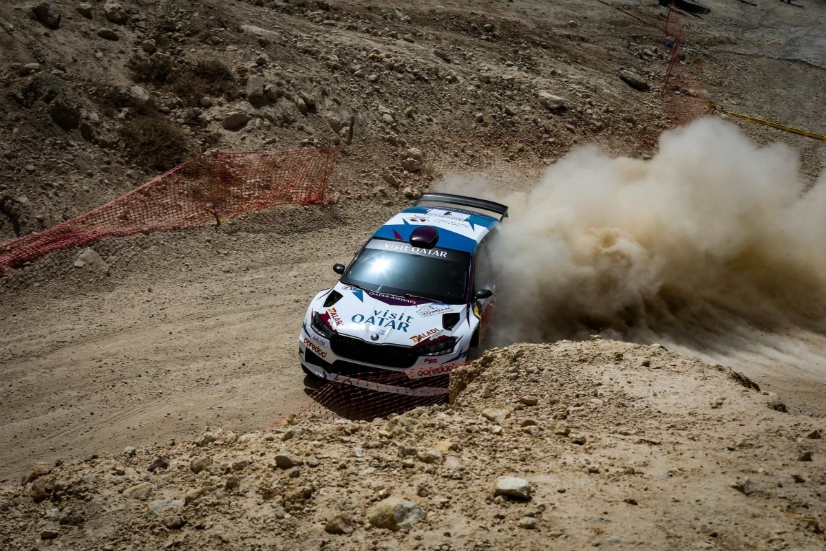Nasser Saleh Al-Attiyah on way to victory in Jordan last year.