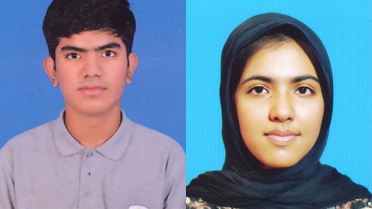 From left: Arzanish Ahmad, and Minahal Naeem.