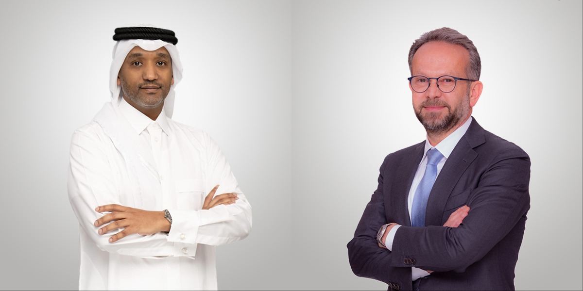 Acting CEO of Dukhan Bank Ahmed Hashem (left) and General Manager – Head of Private Banking & Wealth Management Chaouki Daher