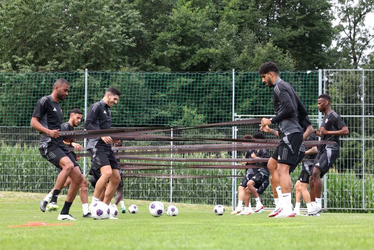 A file photo of Qatar's training session in Austria.
