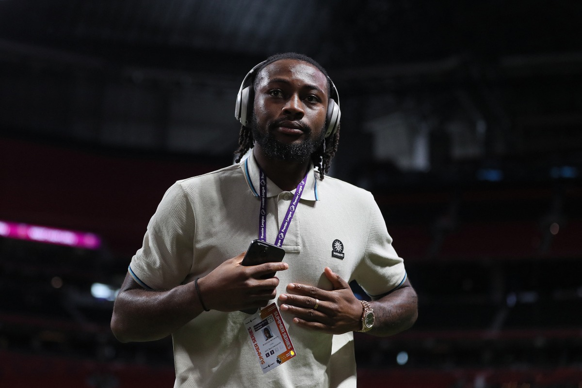 Antoine Semenyo of AFC Bournemouth inspects the pitch prior to the Premier League Summer Series match between AFC Bournemouth and West Ham United FC at Mercedes-Benz Stadium on August 03, 2025 in Atlanta, Georgia. Photo by AJ Reynolds / GETTY IMAGES NORTH AMERICA / Getty Images via AFP.