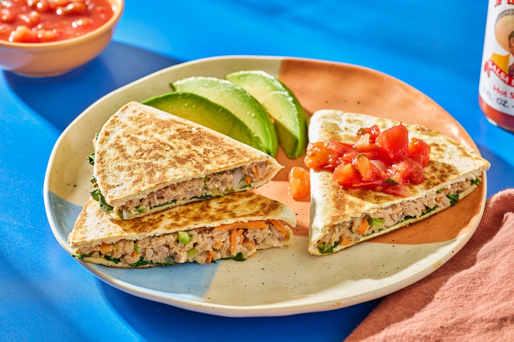 Tuna Melt Quesadillas. (Photo by Tom McCorkle/The Washington Post)
