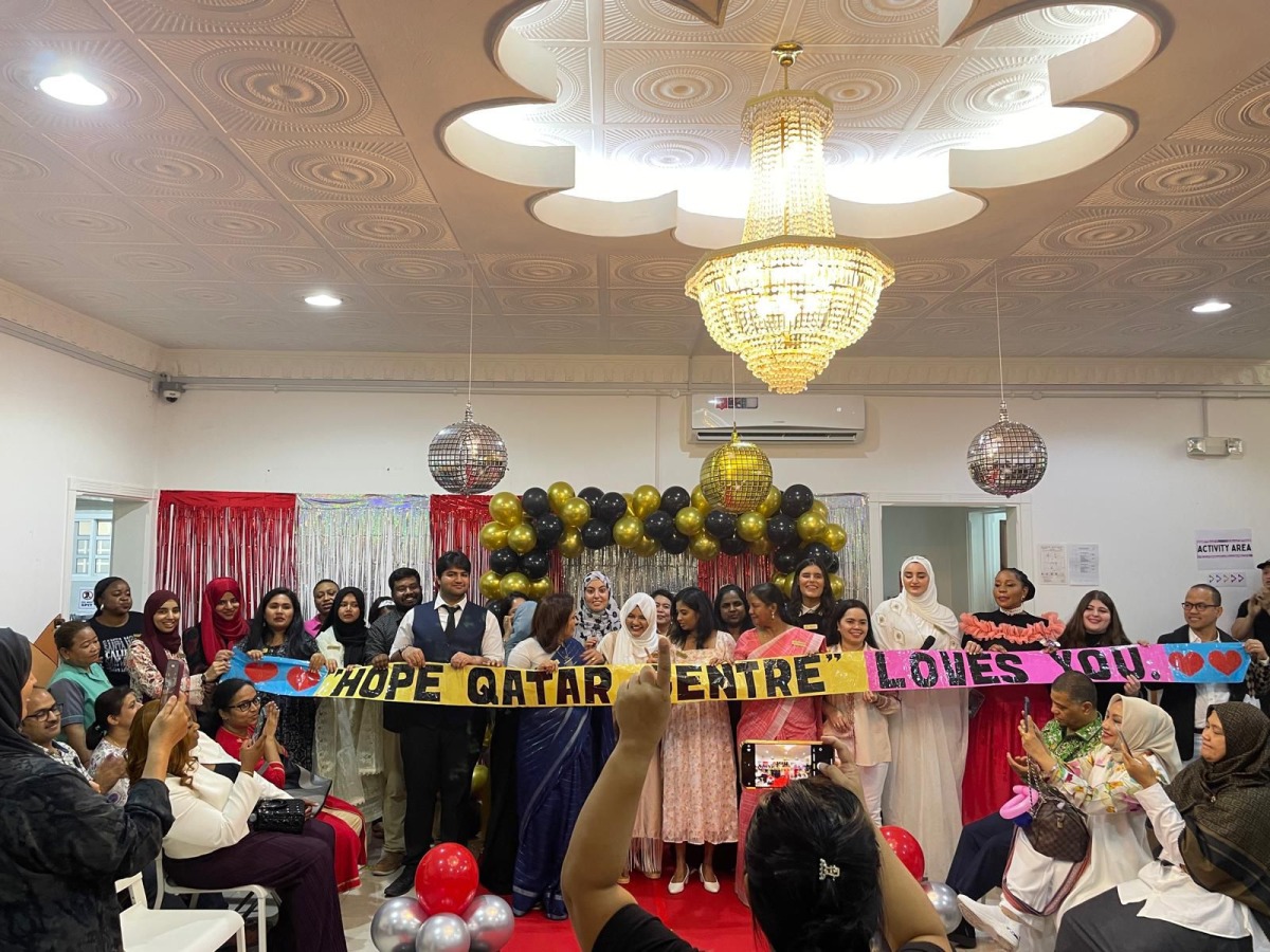 Students and staff during the finale of the summer camp.