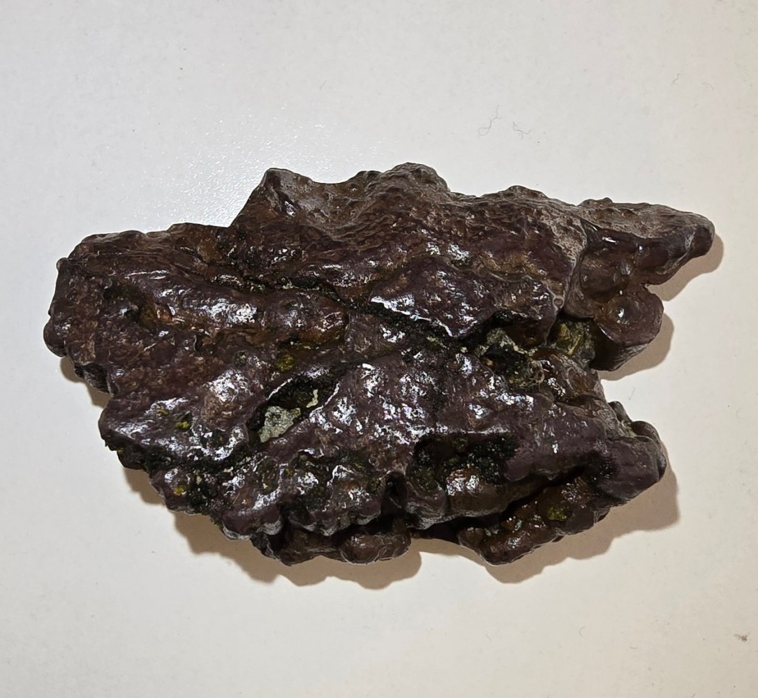 A photo of the meteorite found in Al Khor. Photo credit: Salman Jabor Althani on X