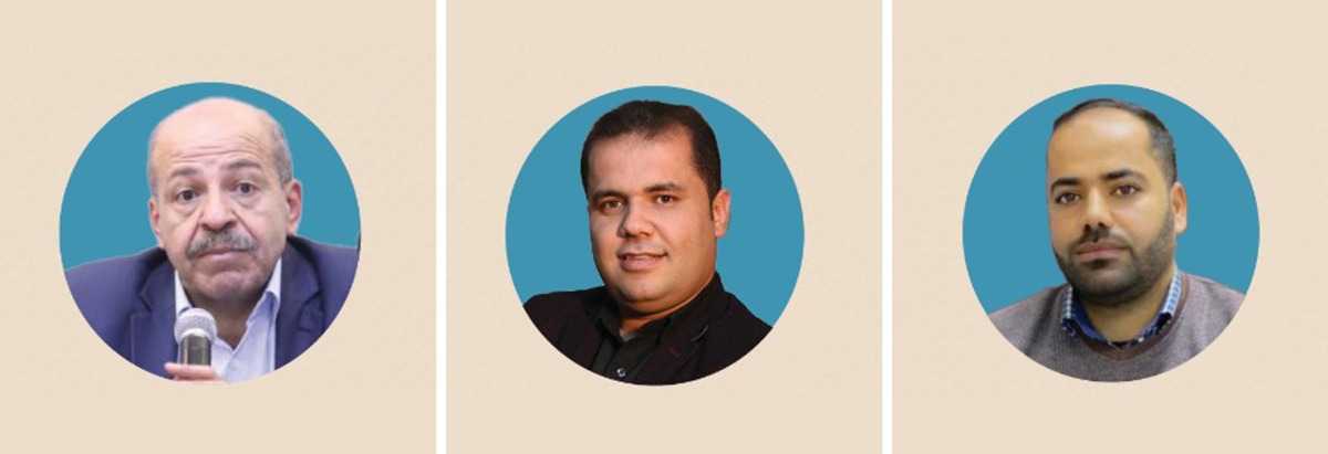 From left: Dr. Samir Abu Madlala, Mohammed Abu Qamar, and Ahmed Abu Zahri