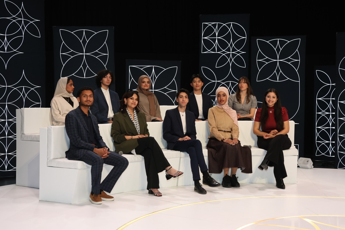 Participants at the town hall by Doha Debates.