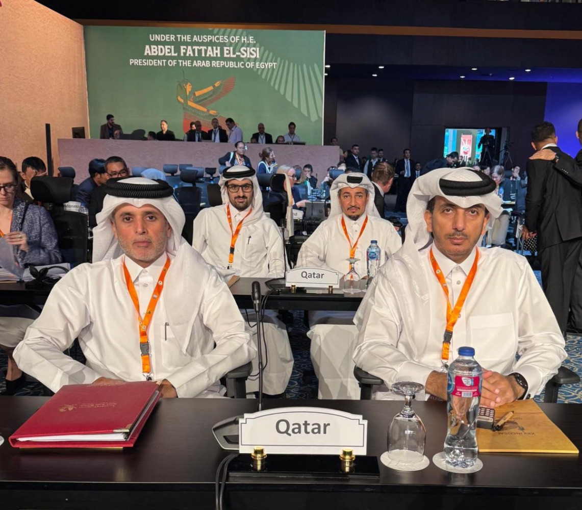 Qatar representatives at the 79th meeting of the Governing Board of the International Organization of Supreme Audit Institutions (INTOSAI), Egypt. 