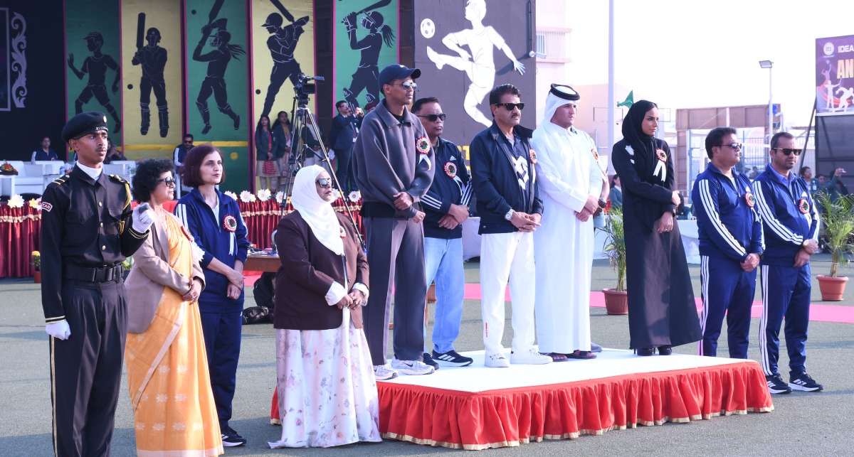 Officials and students during the event.
