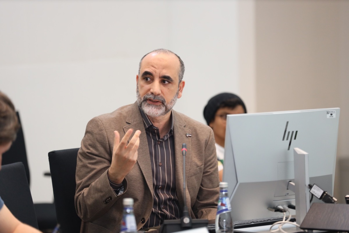 Founding President of the IIBA Dr. Mohammed Ghaly during the meeting. 