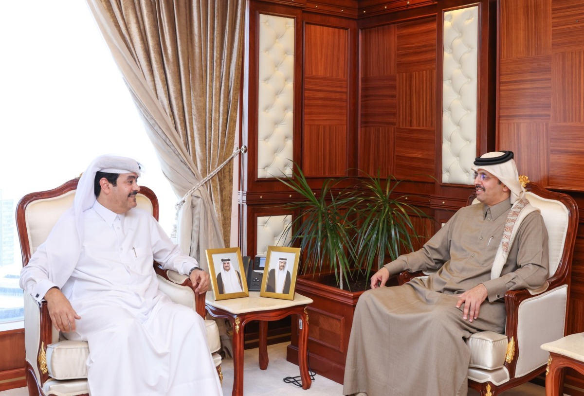 RACA Director-General Ibrahim Abdullah Al Dehaimi and CGB Director-General Saif bin Ali Al Kaabi during the meeting.