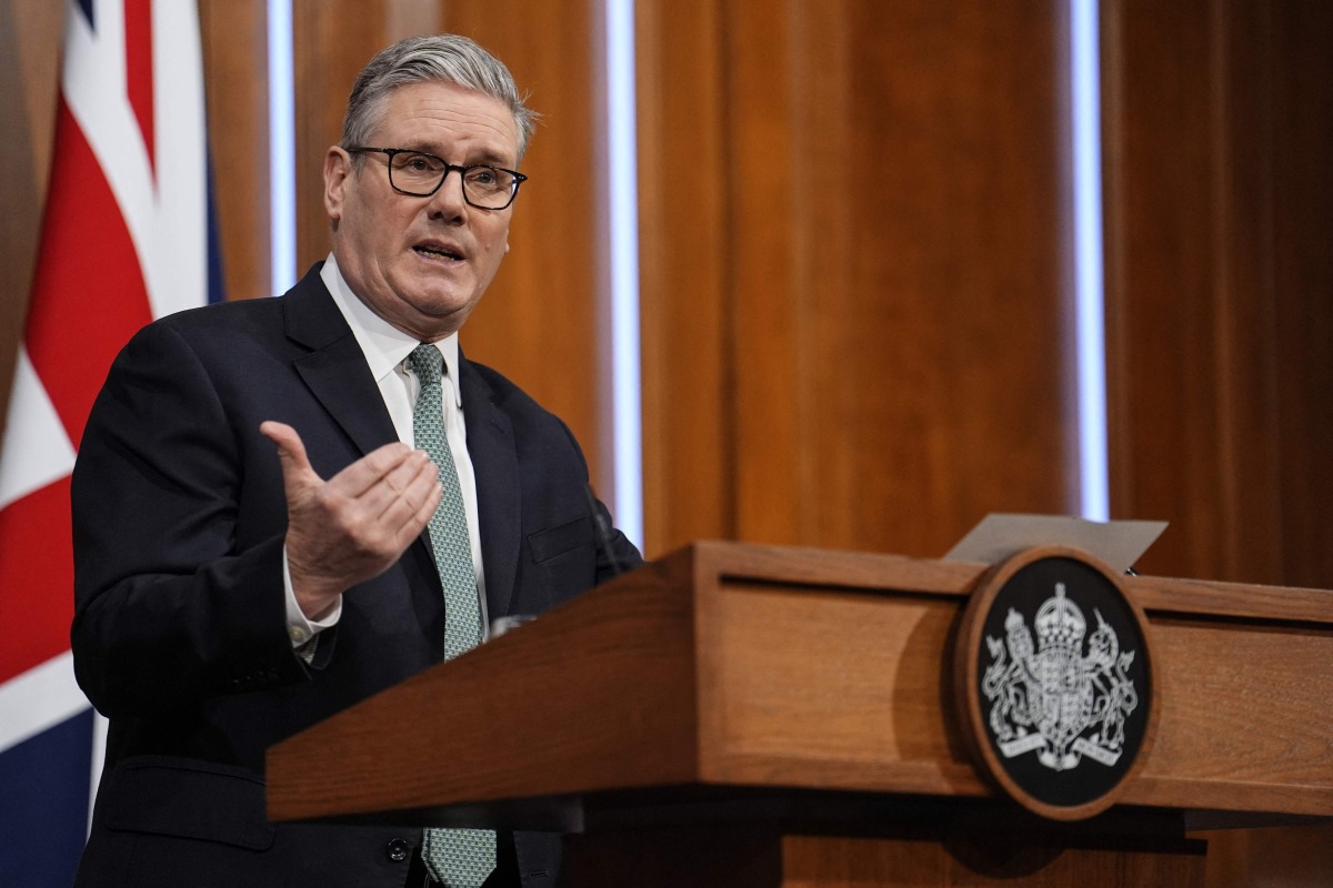 Britain's Prime Minister Keir Starmer delivers a statement in the media briefing room at 9 Downing Street in central London on January 19, 2026. Photo by Jordan Pettitt / POOL / AFP