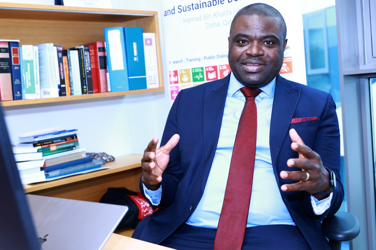 Unesco Chair on Environmental Law and Sustainable Development at Hamad Bin Khalifa University (HBKU), Professor Damilola Olawuyi, SAN, 