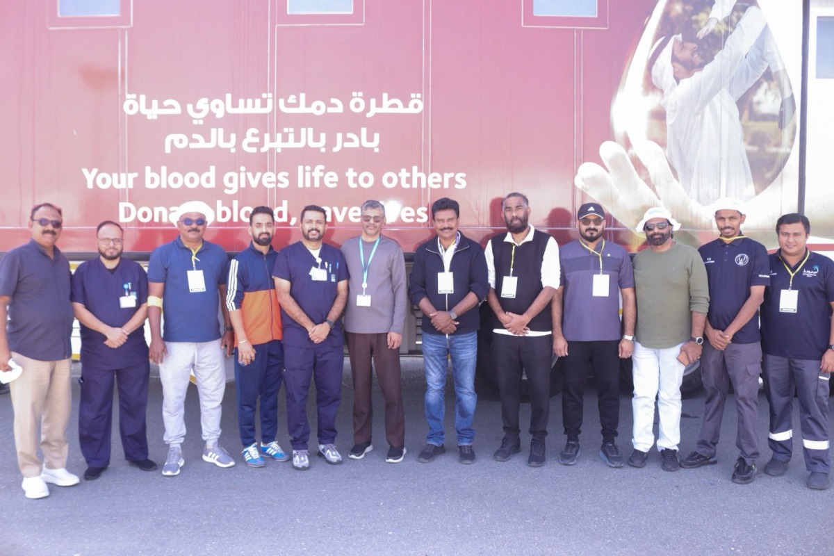The camp received an overwhelming response with 121 KMCC members donating blood.