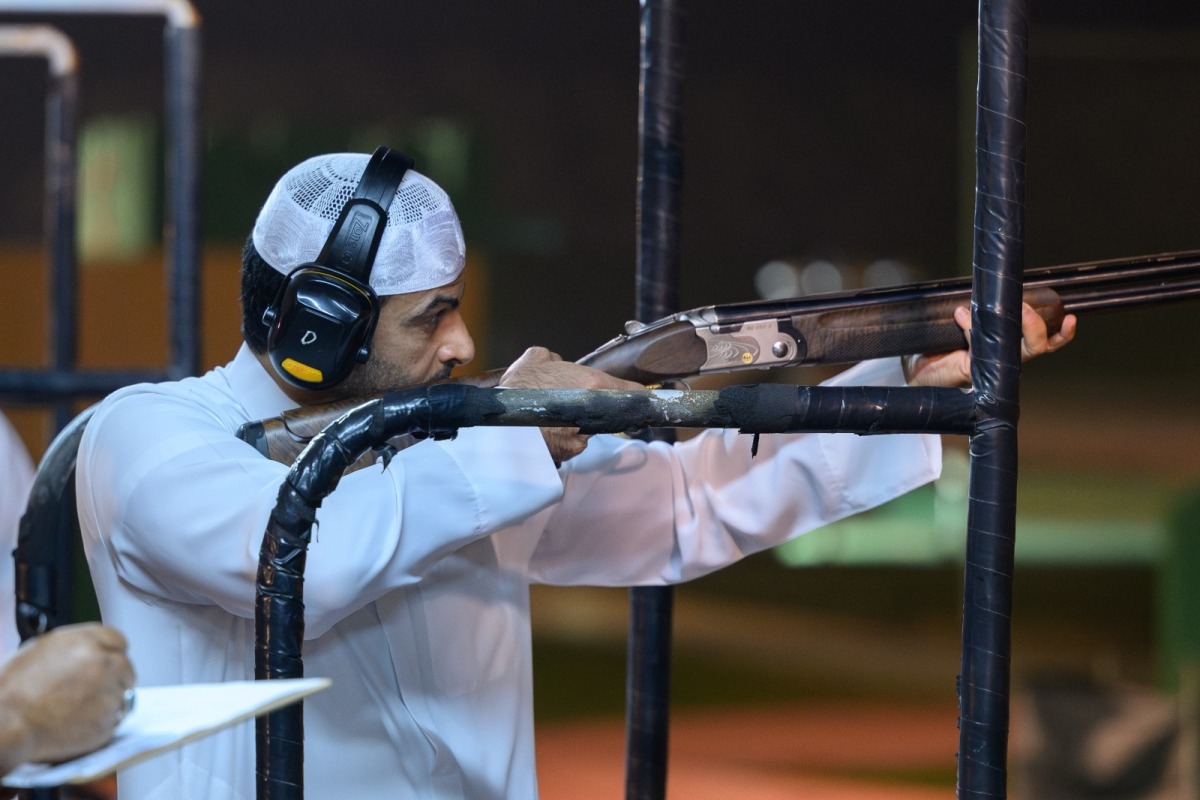 The tournament takes place at the Lusail International Shooting Complex.