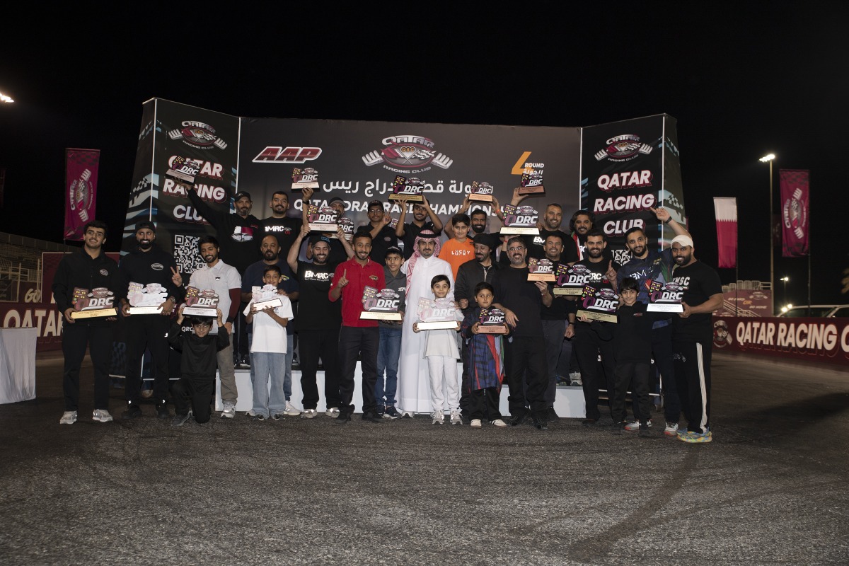 QRC General Manager Sheikh Jabor bin Khalid Al Thani honoured the podium winners. 