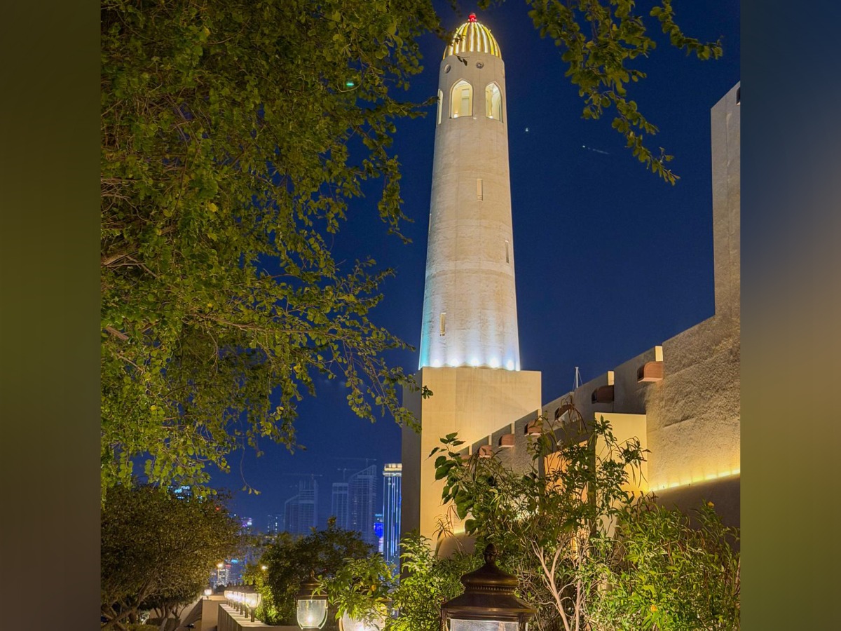 File picture of grand mosque clicked on the day 1 of Ramadan. Click by The Peninsula reader Shafrin Karim 