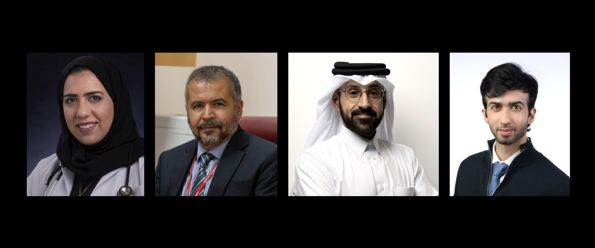From left: Dr. Ameneh Amini, Dr. Nayef Mazloum, Dr. Mohammed Al-Hijji, and Dr. Abdulrahman Al-Abdulmalek