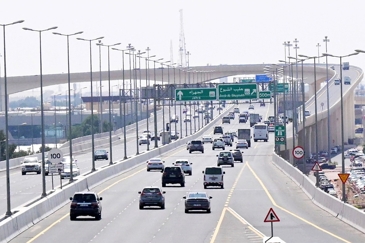 Vehicles drive along a highway in Kuwait City on April 22, 2026, amid a regional ceasefire. Photo by YASSER AL-ZAYYAT / AFP
