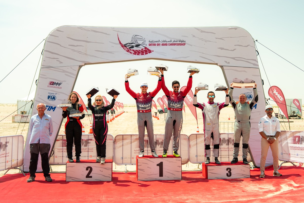 QMMF Executive Director Amro Al Hamad along with Clerk of the Course Pedro Almeida honoured the winners.