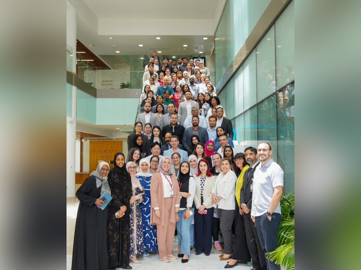 Participants of the workshop at Itqan Clinical Simulation and Innovation Center in Hamad Bin Khalifa Medical City.