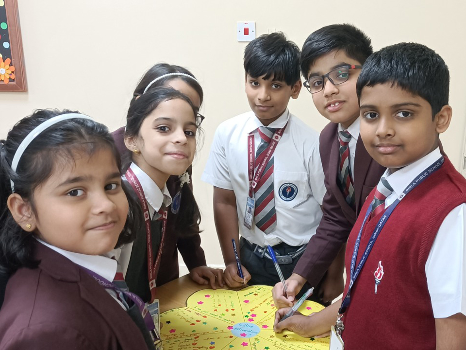 BPS students participating in an activity. 