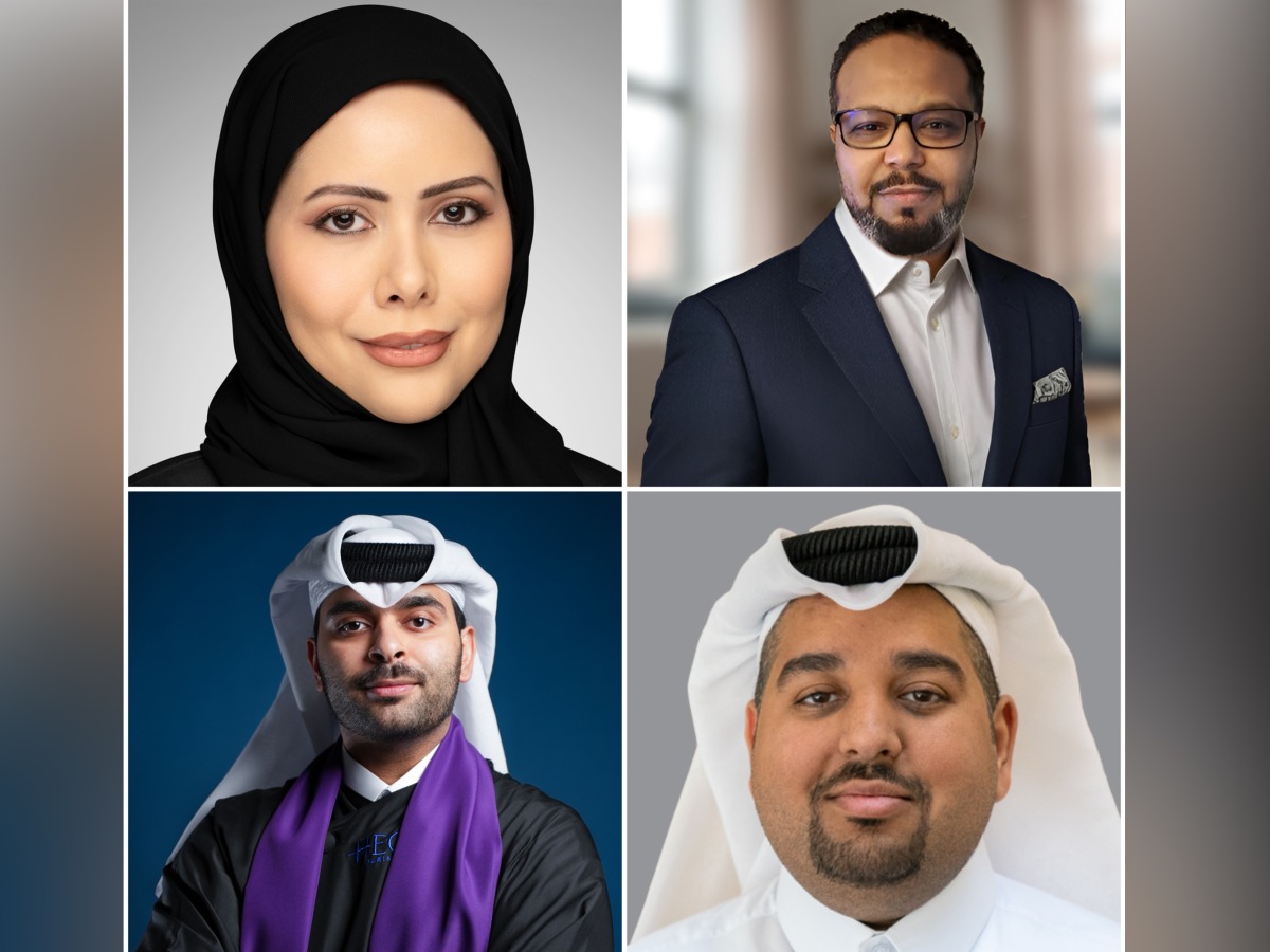 FROM TOP LEFT: Mashael Al Sulaiti, Ali Hassan, Nasser Khalifa Alsayed, and Hamad Ibrahim AlMeghaiseeb