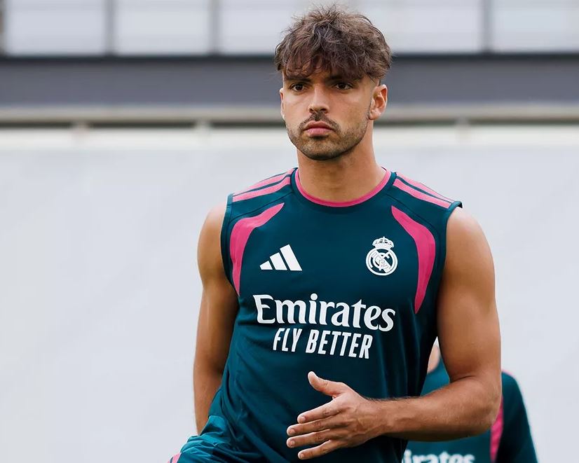 Real Madrid defender Raul Asencio 