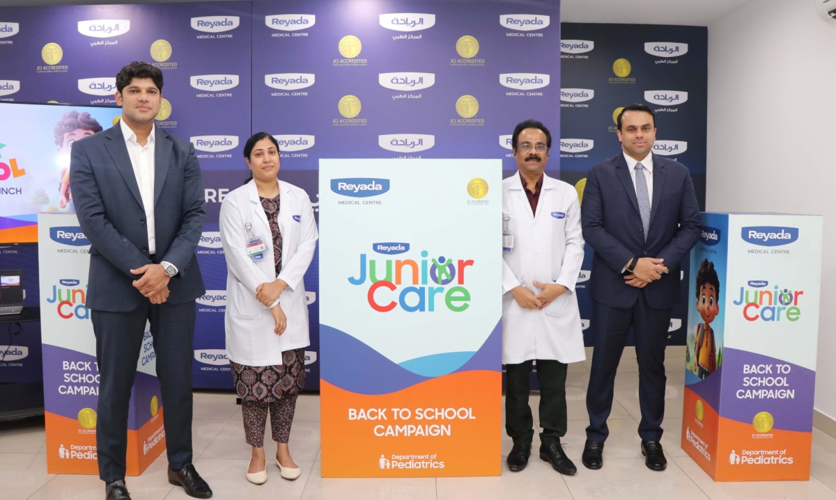 Reyada officials and doctors during the event.