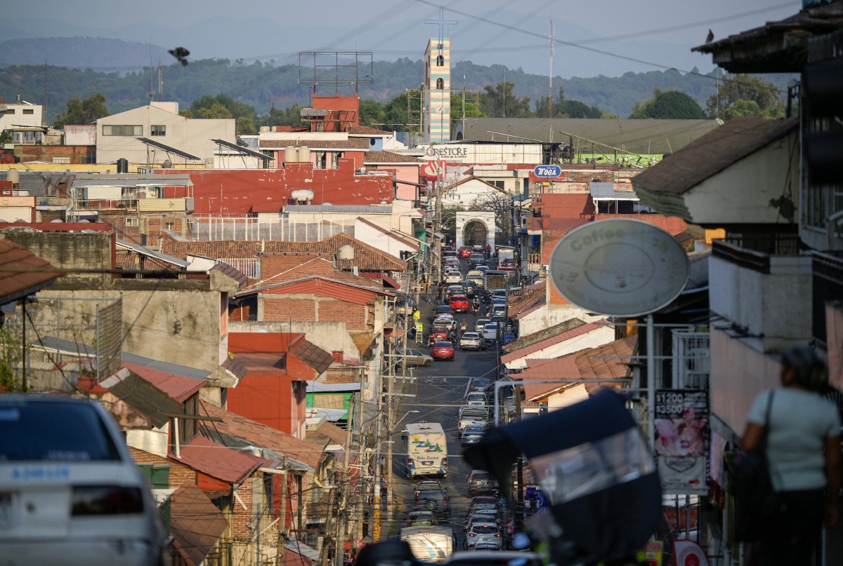 View of Uruapan, Michoacan, Mexico, on April 18, 2026. Photo by ALFREDO ESTRELLA / AFP