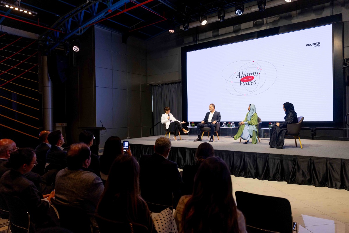 Participants during a panel discussion.
