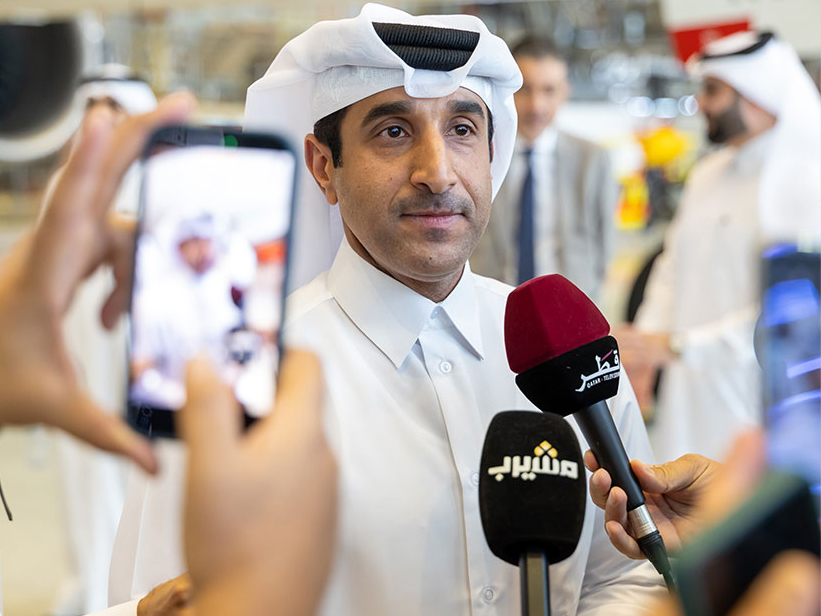 Chief Technology Officer of Qatar Airways, Eng. Ali Al Saadi. Picture shared by Qatar News Agency (QNA)