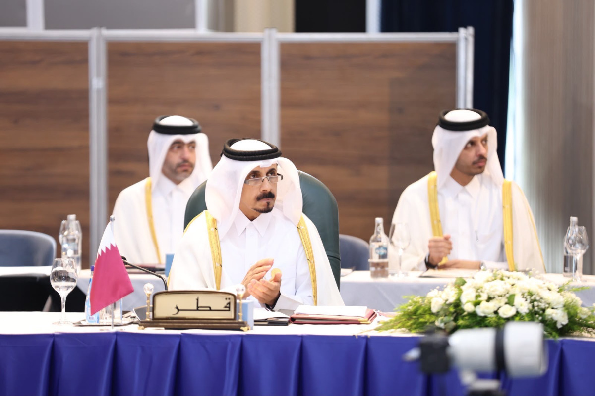 First Advocate General and Director of the Judicial Inspection Department Abdullah Mohammed Al Maliki with other officials during the meeting.