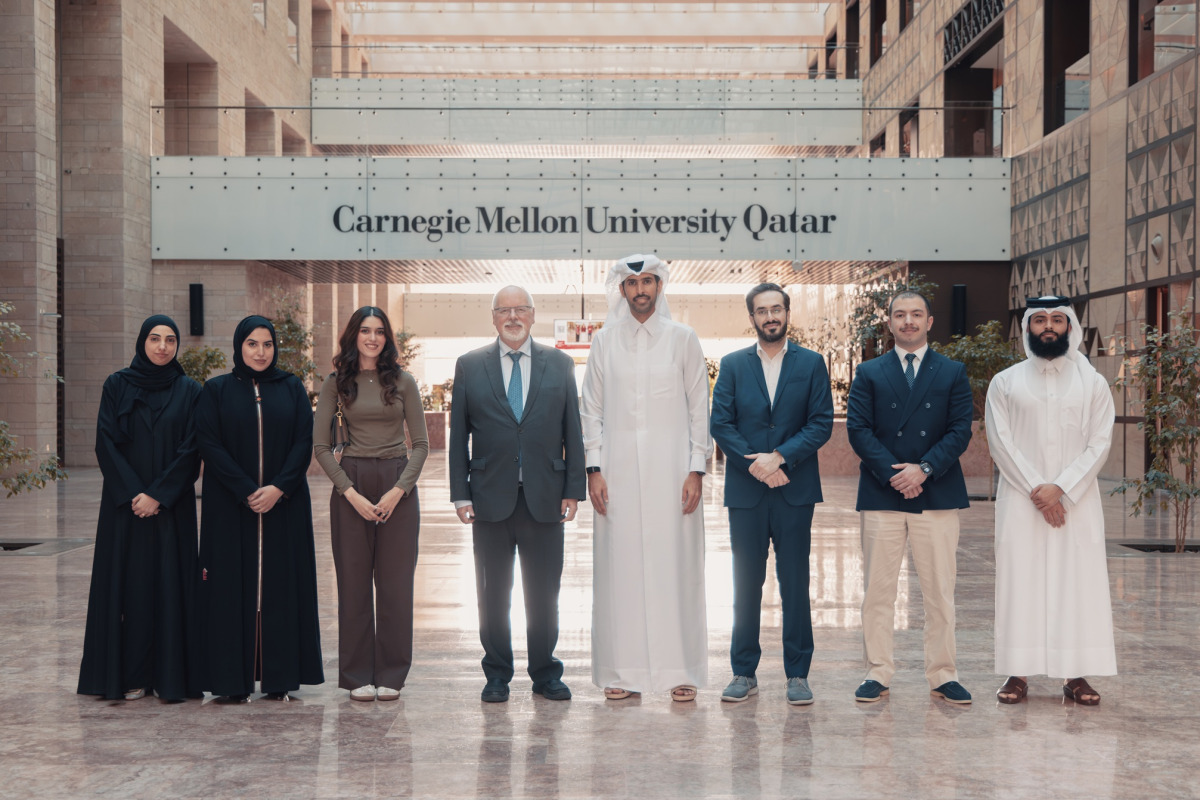 Members of the new Alumni Association Board at Carnegie Mellon University in Qatar. 