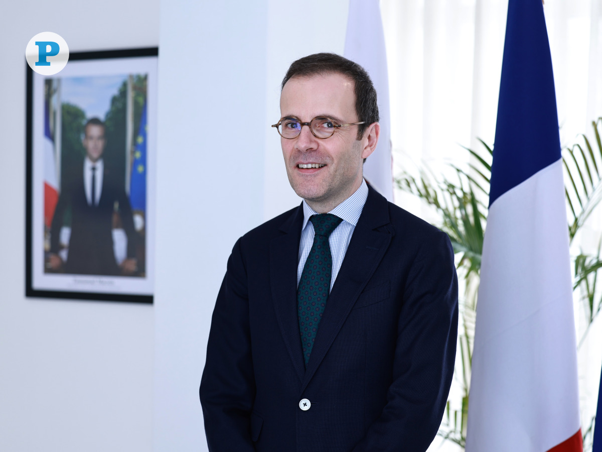 Ambassador of France to Qatar, H E Arnaud Pescheux. Pic: Rajan Vadakkemuriyil / The Peninsula 
